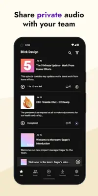 Storyboard - Private Podcasts android App screenshot 3